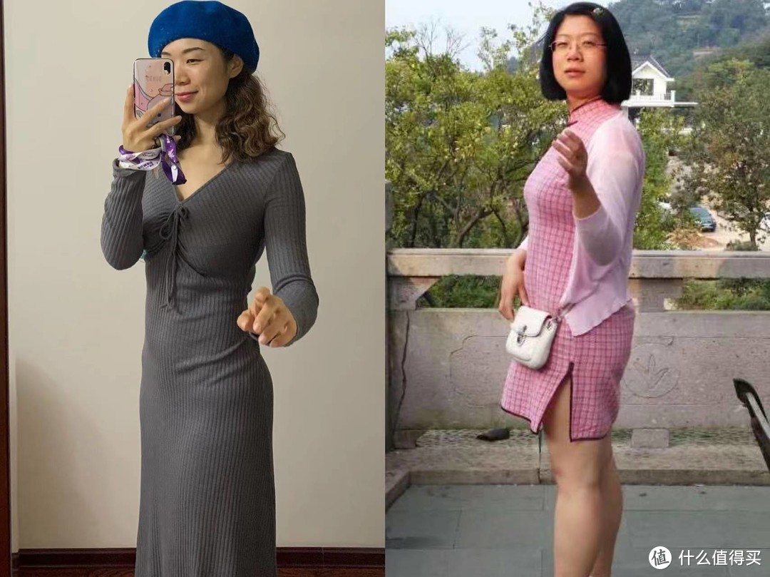 这件粉色的开衫和短发那张照片里的开衫是同一件衣服