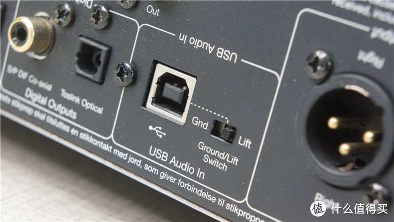 CXN V2的USB Audio接口提供“接地”和“不接地”两种选择