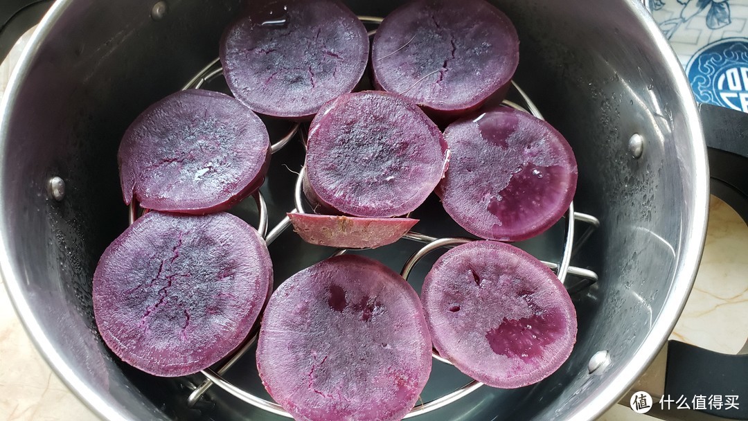 蒸的紫薯