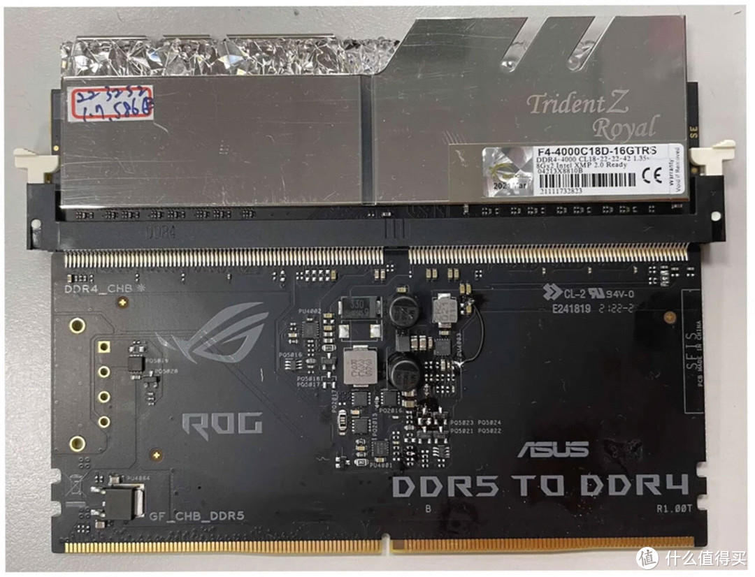 网传 华硕正在研发 DDR5 转 DDR4 内存适配器