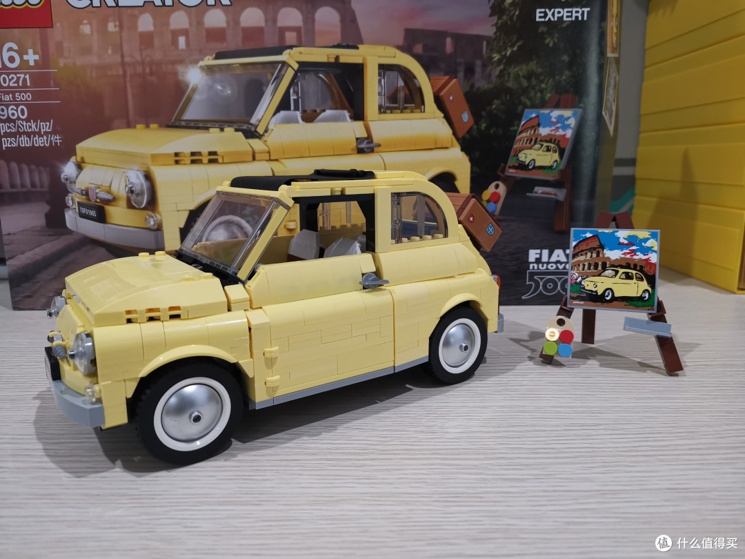 老杨的玩具仓库篇八十三lego创意系列10271意大利的国民车菲亚特500
