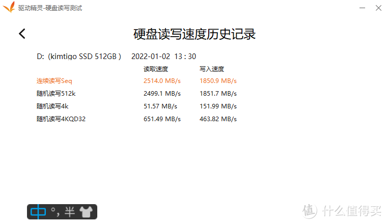 京东-209元 金泰克固态Dp2500 500g测评