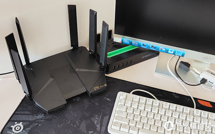 满血WIFI6让全屋网速拉满：中兴AX5400Pro路由器