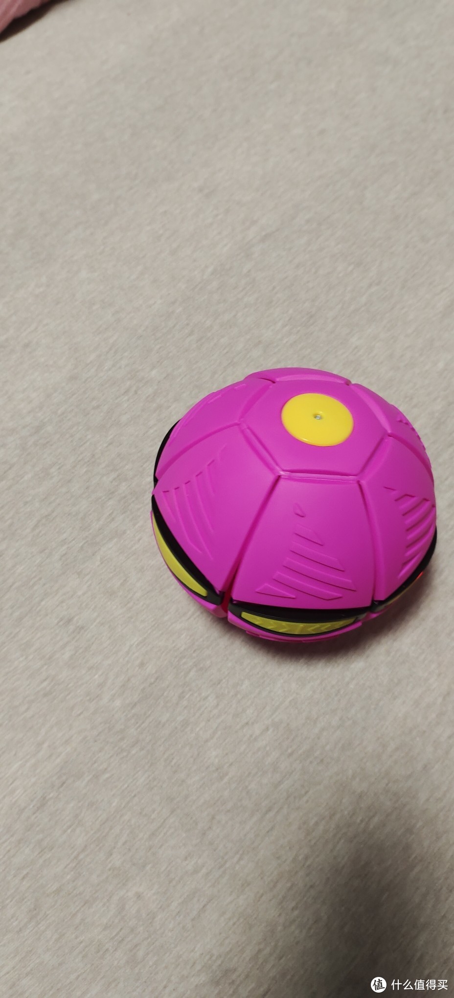 自动弹起的飞盘/抖音脚踩球飞碟球解压踩踩球儿童玩具网红同款飞盘球带灯变