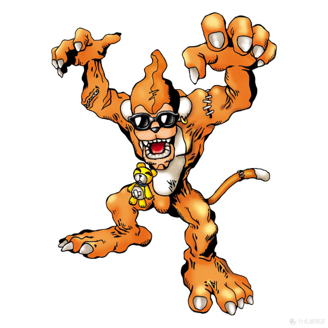 生活在热带的数码宝贝与在极寒地区锻炼自身的加鲁鲁兽之间,性格截然