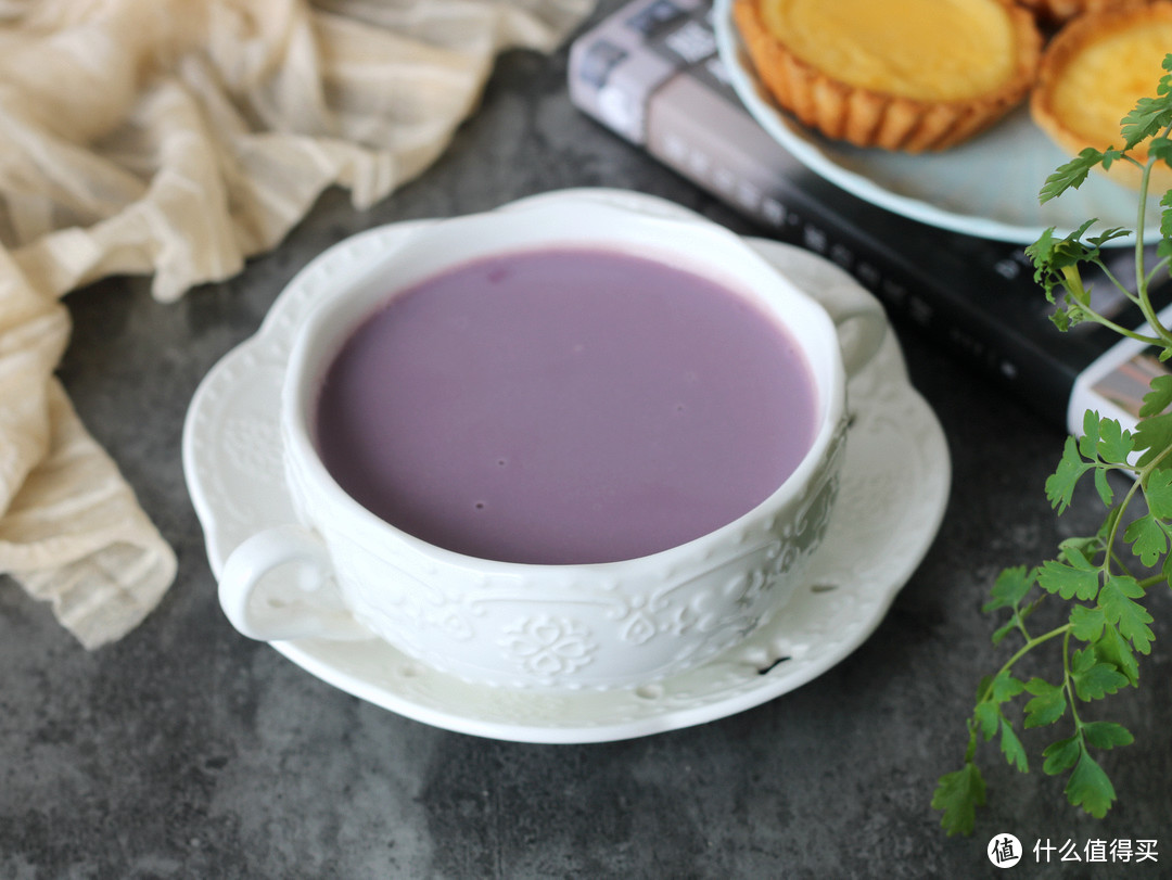 紫薯芡实糖水图片