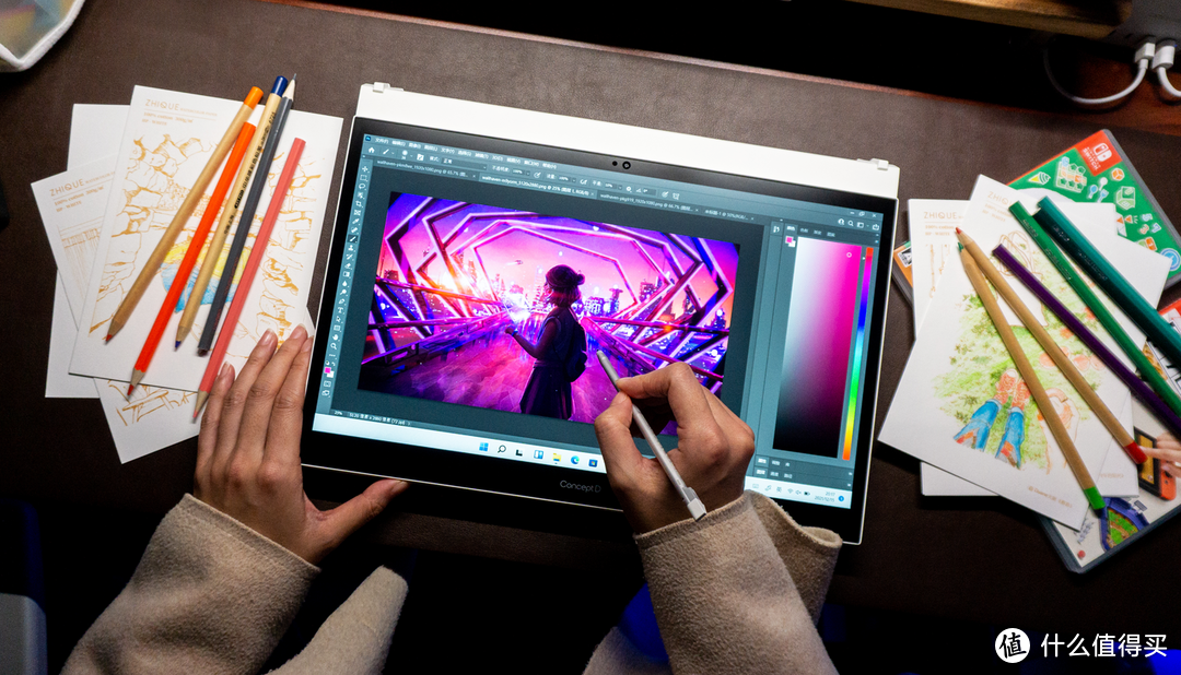 我称其为设计师专用本中的颜值天花板：宏碁ConceptD 3 Ezel翻转笔记本
