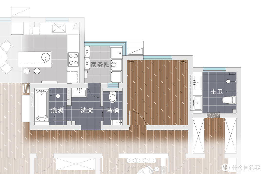 改造后平面图