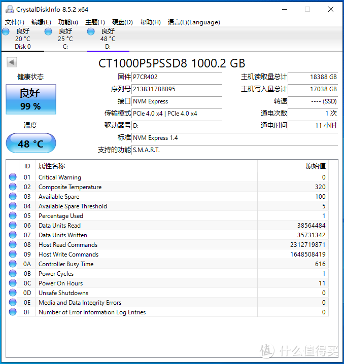 原厂加持？——Crucial P5 Plus1TB评测