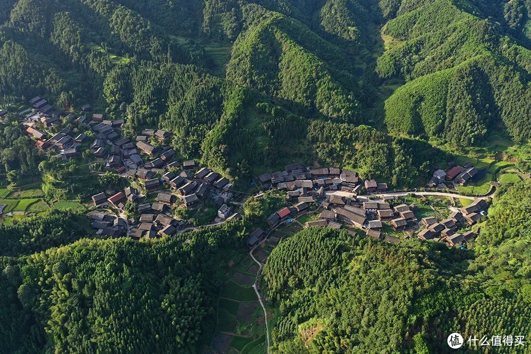 植被丰富、山地起伏的通道侗族自治县。©网络