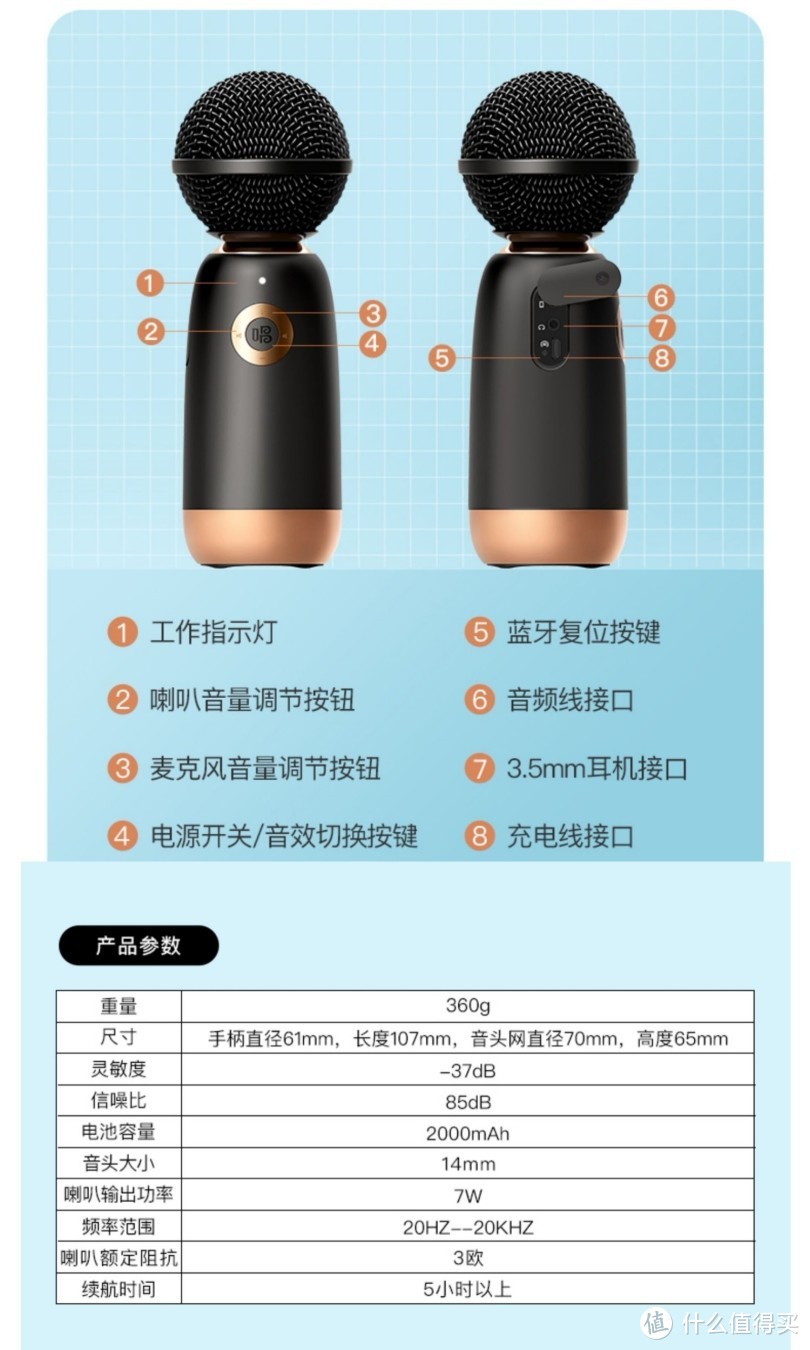 唱吧Q3各项参数