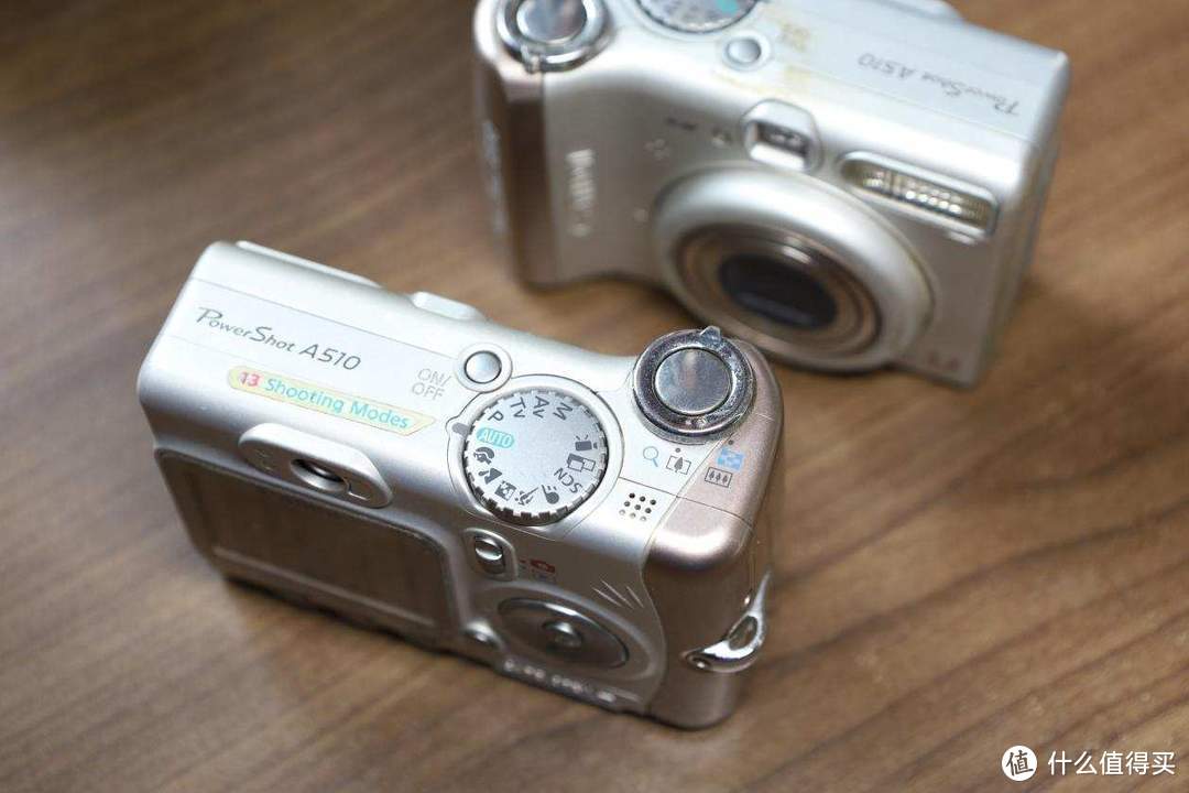 数码老物件：17年前的佳能数码相机A510，跟手机比比拍照，娱乐一下