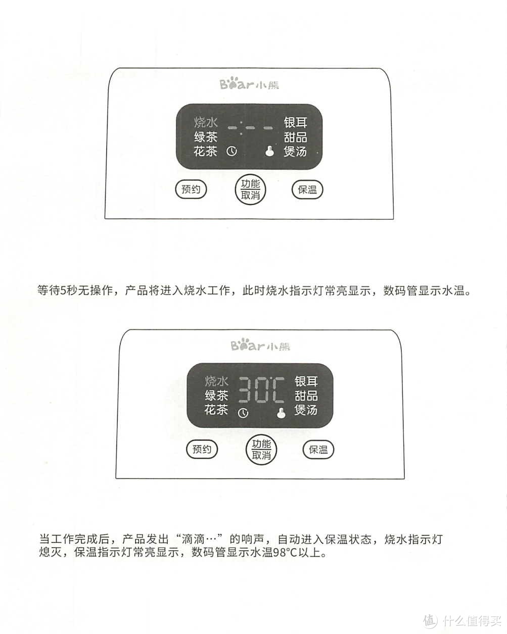 罗永浩推荐的养生壶（含说明书）小熊（Bear）迷你养生杯便携式 办公室家用旅行烧水壶保温小型花茶壶煮