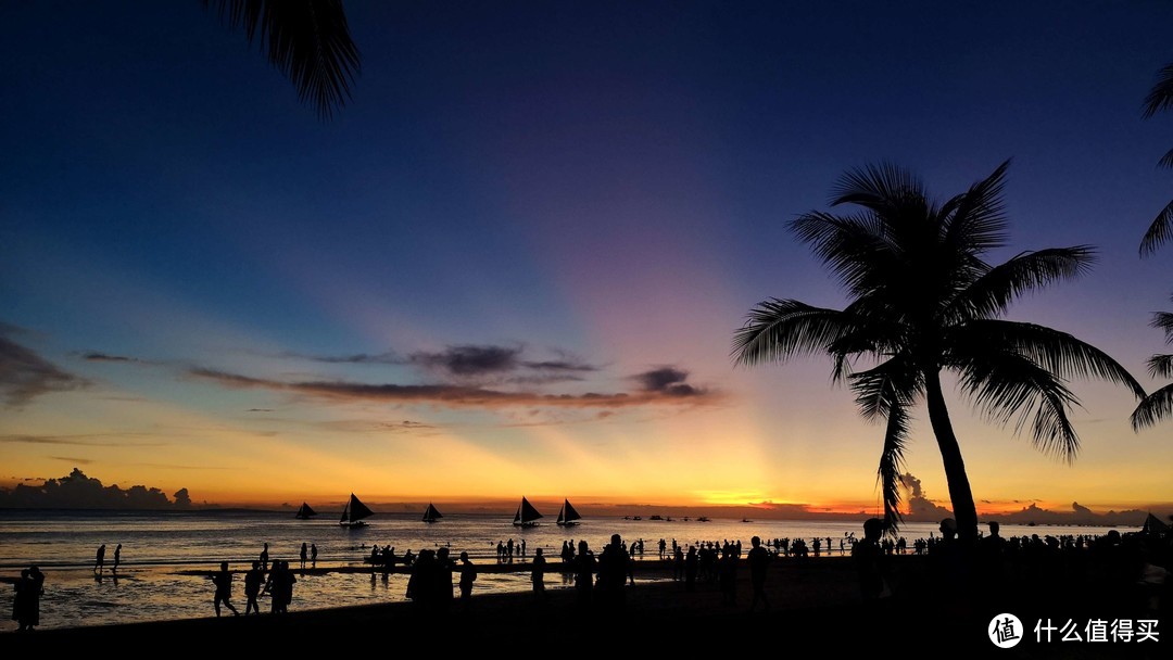 菲律宾长滩日落