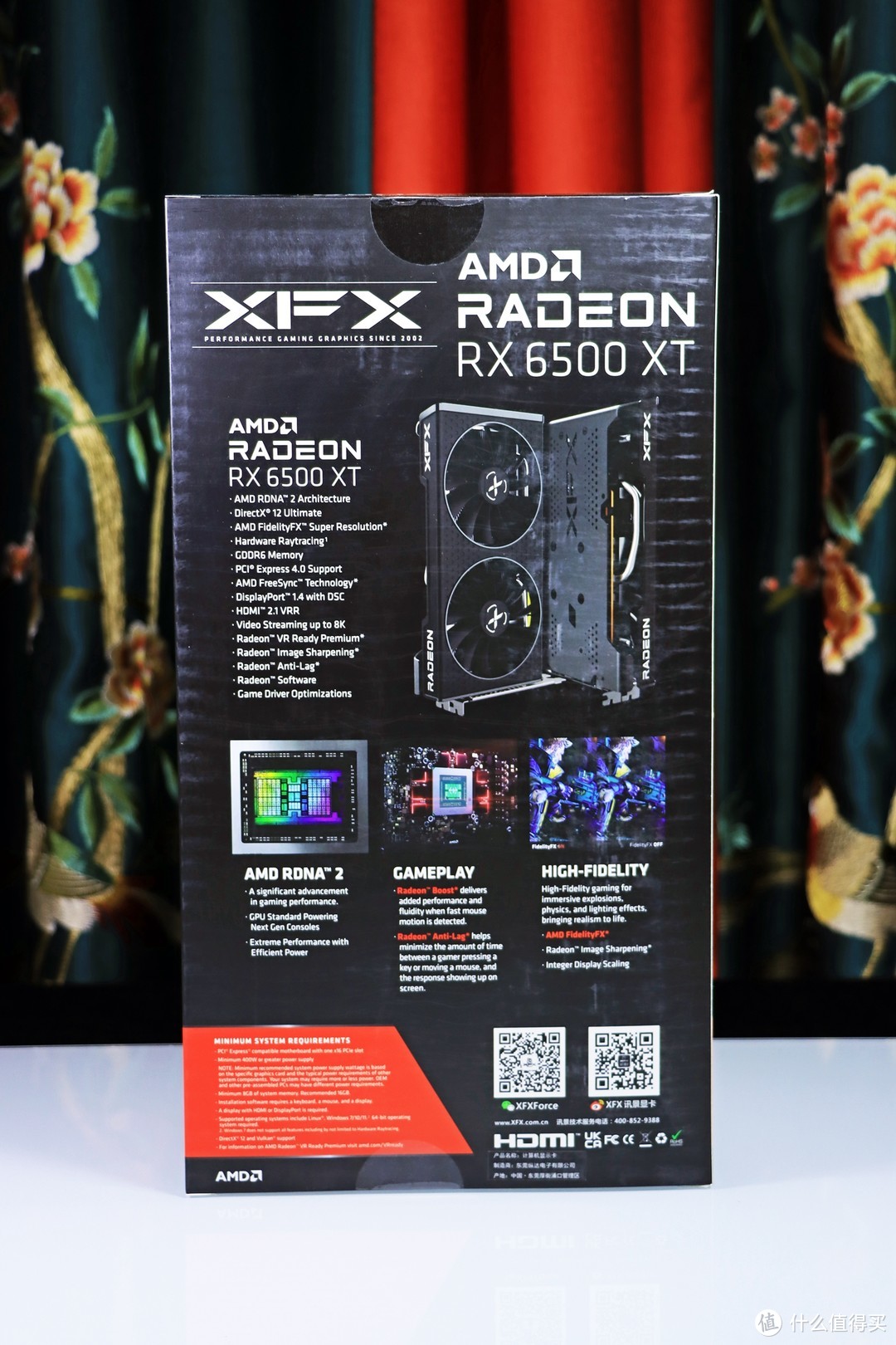 让大家都买得到的显卡——XFX 6500XT 黑狼版