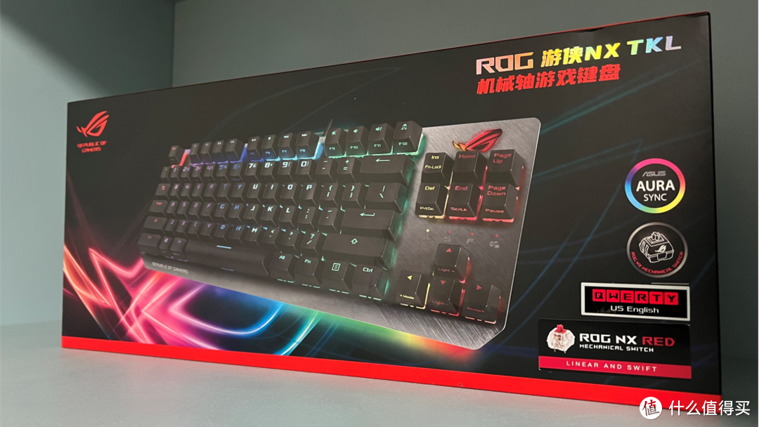 【外设开箱】ROG游侠NX TKL RGB游戏 机械键盘