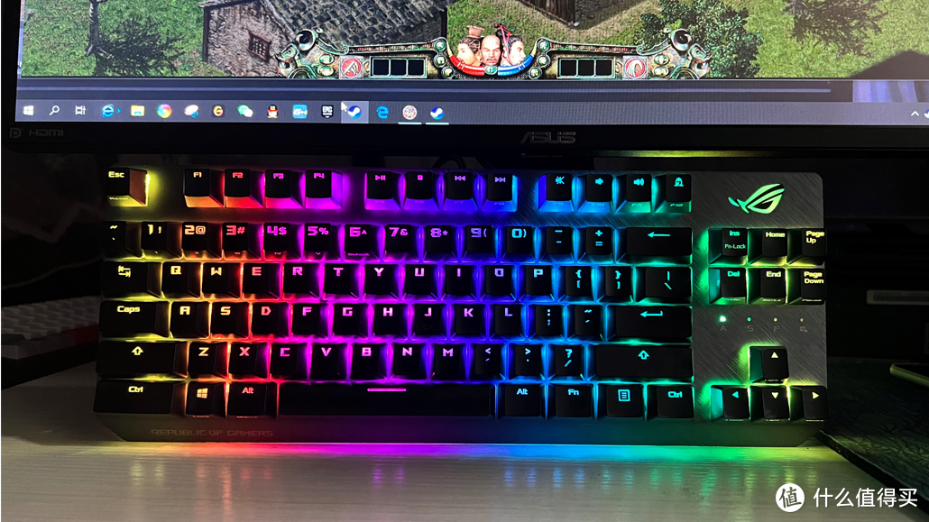 【外设开箱】ROG游侠NX TKL RGB游戏 机械键盘