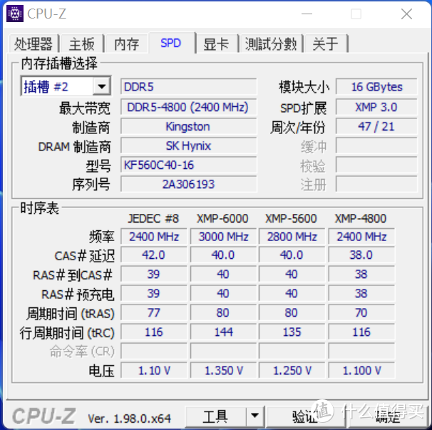 “金条”来咯！KINGSTON FURY BEAST DDR5 16GBx2内存简测试