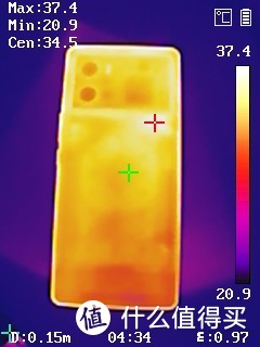 20分钟游戏后背面温度