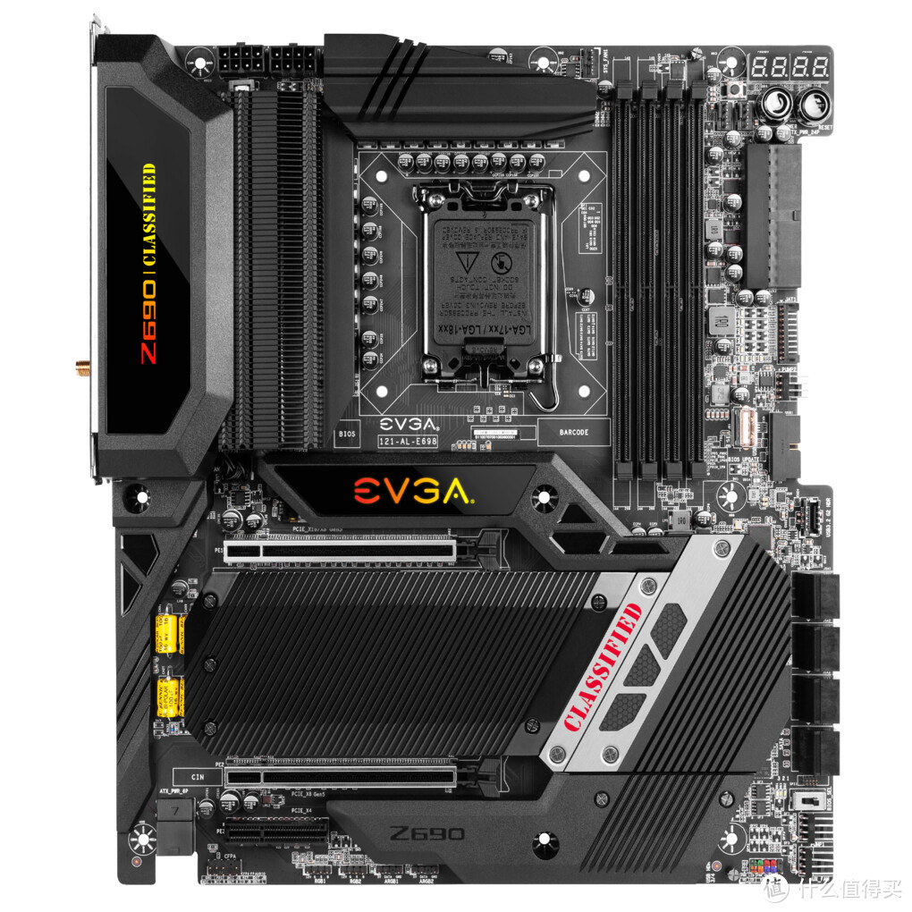 EVGA 发布 顶级 Z690 CLASSIFIED 主板，19相供电，双2.5G千兆