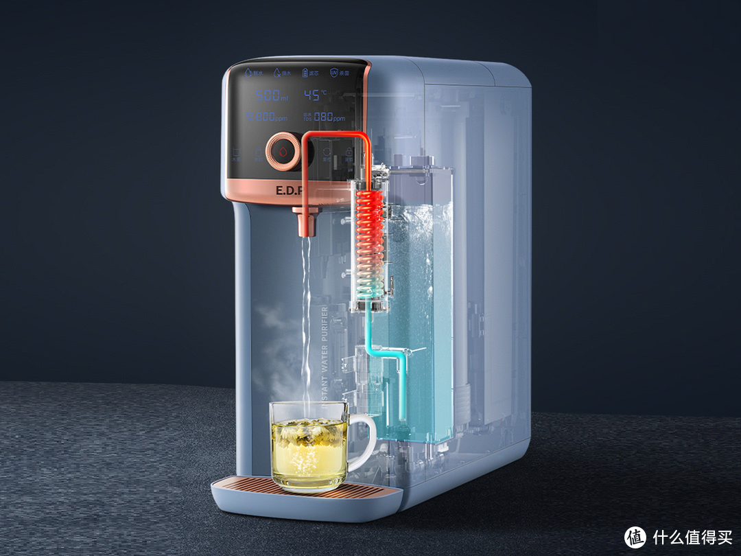 净水加热一键搞定，喝水从未如此方便！宜盾普蓝海豚净饮机使用体验
