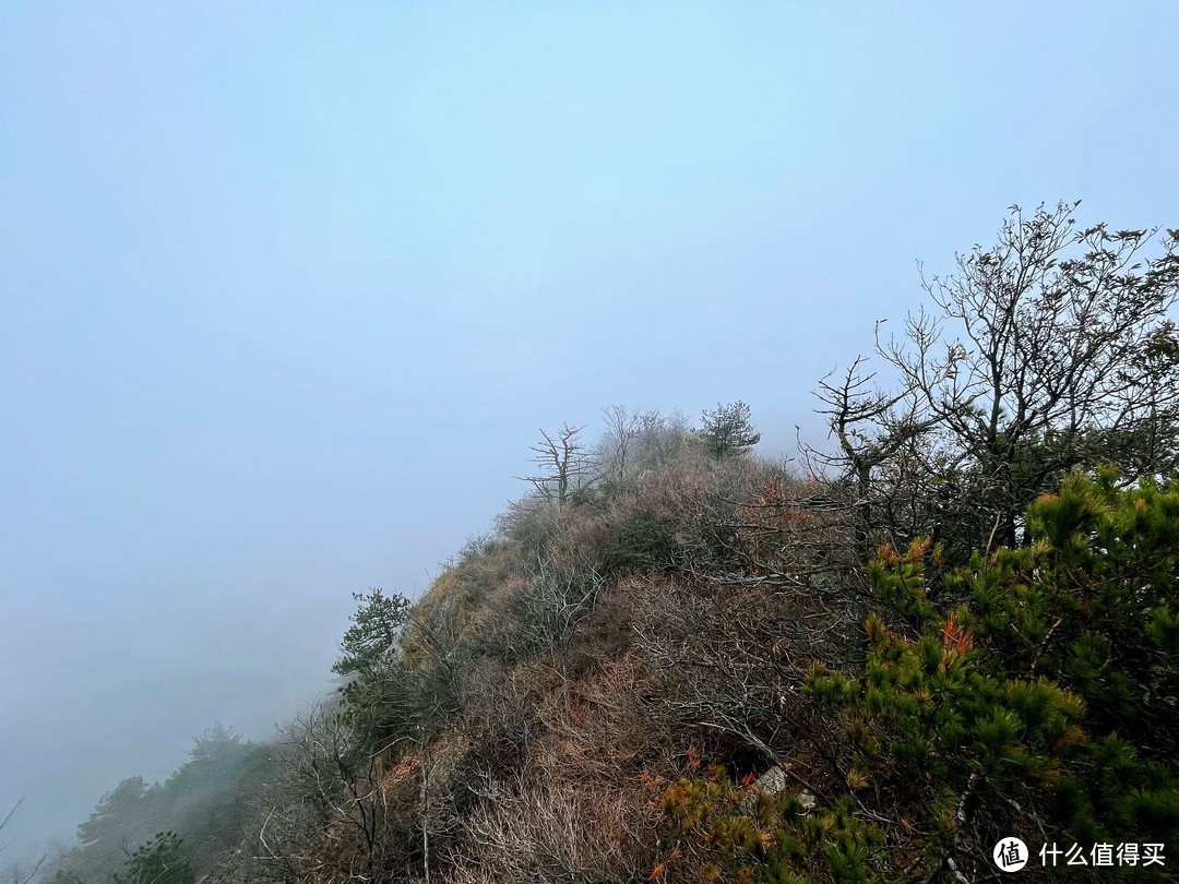 自归宗上金轮峰，雾中探路紫霄峰