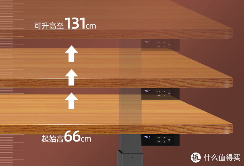 男人谁不喜欢一张大大的书桌，智芯1.8M实木升降桌那是真的爱。