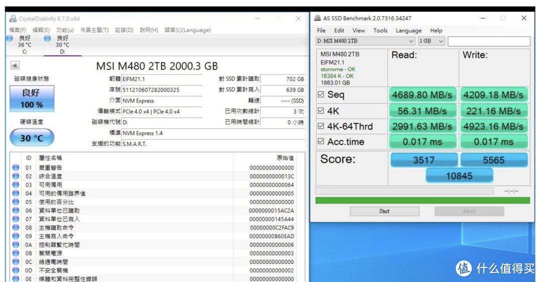 不只快~ PS5 也能用！ 微星 MSI SPATIUM M480 Gen4 PCIe SSD 固态硬盘评测