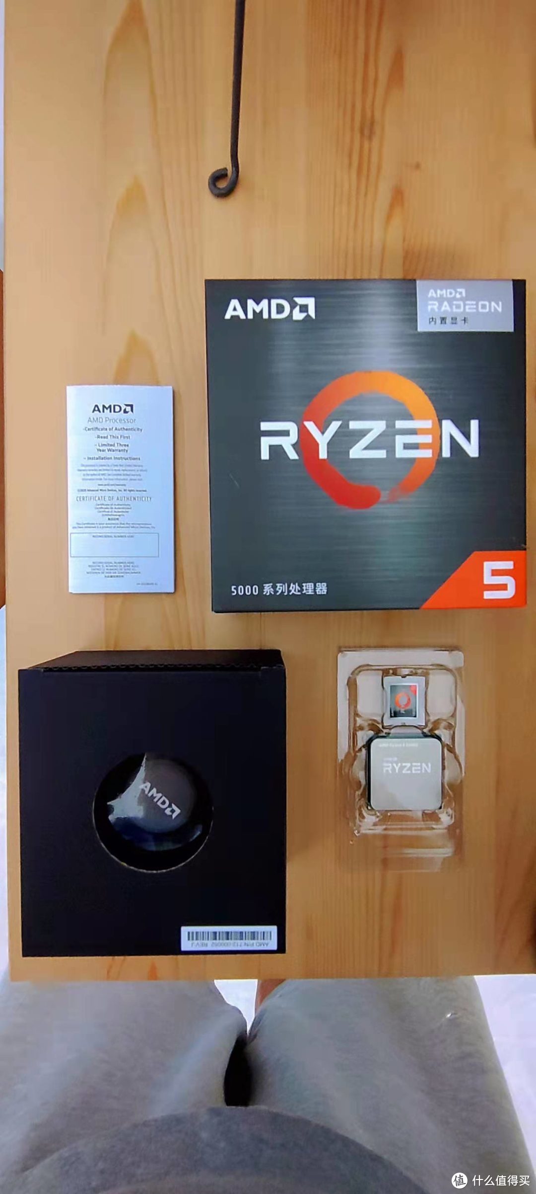 AMD Ryzan5 5600g盒裝，請忽略我不修邊幅的灰短褲