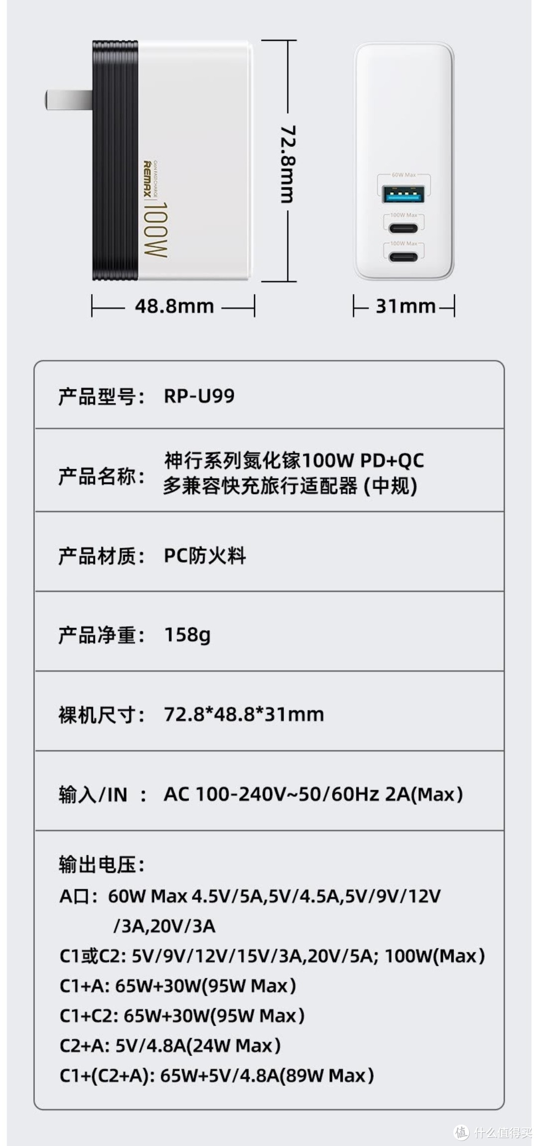 睿量PR-U99 100W