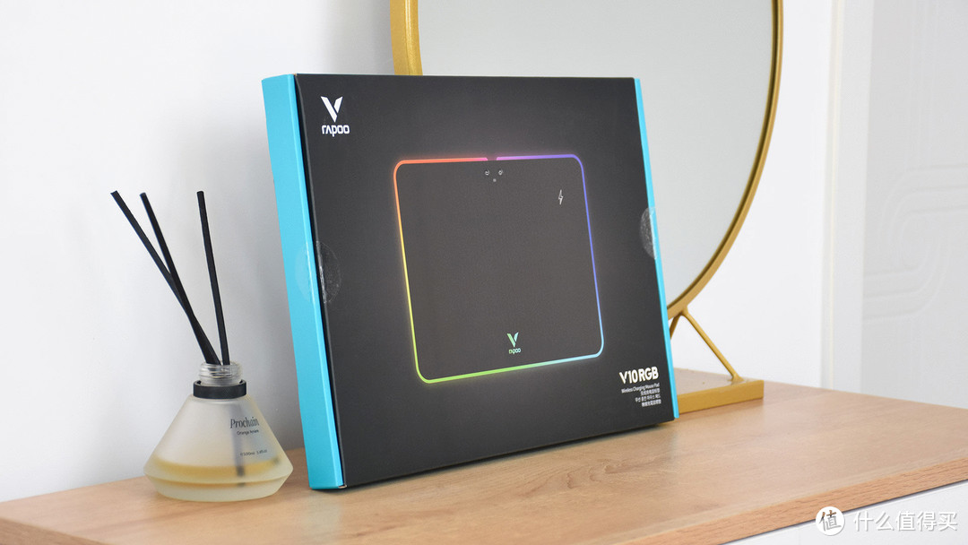 新书房桌搭分享：雷柏V10 RGB鼠标垫＆VT350Q双模鼠标体验