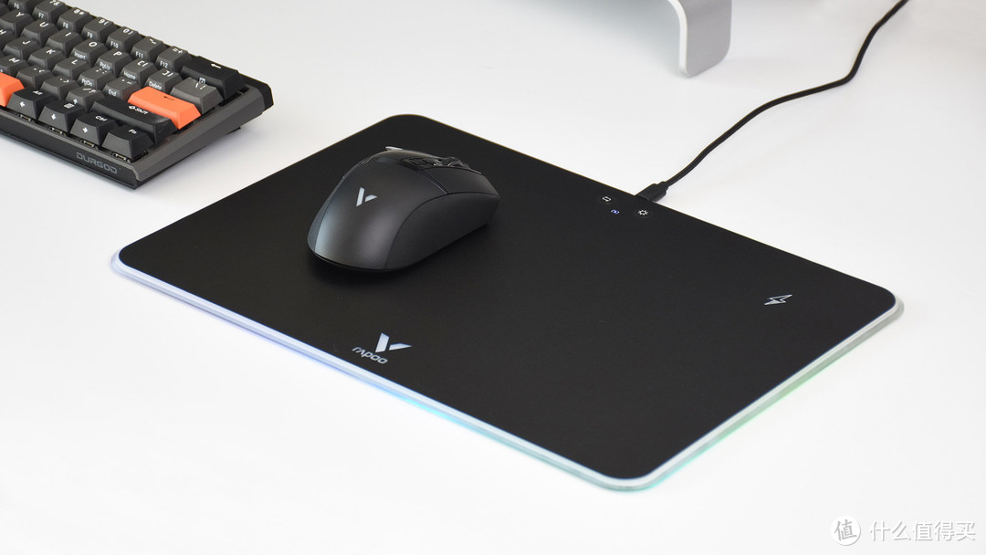 新书房桌搭分享：雷柏V10 RGB鼠标垫＆VT350Q双模鼠标体验