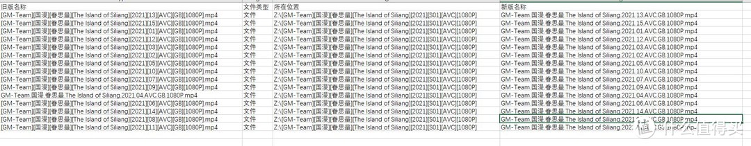 Plex看不到下载的电视剧，多半是名称不规范，使用ExcelVBA批量修改文件名