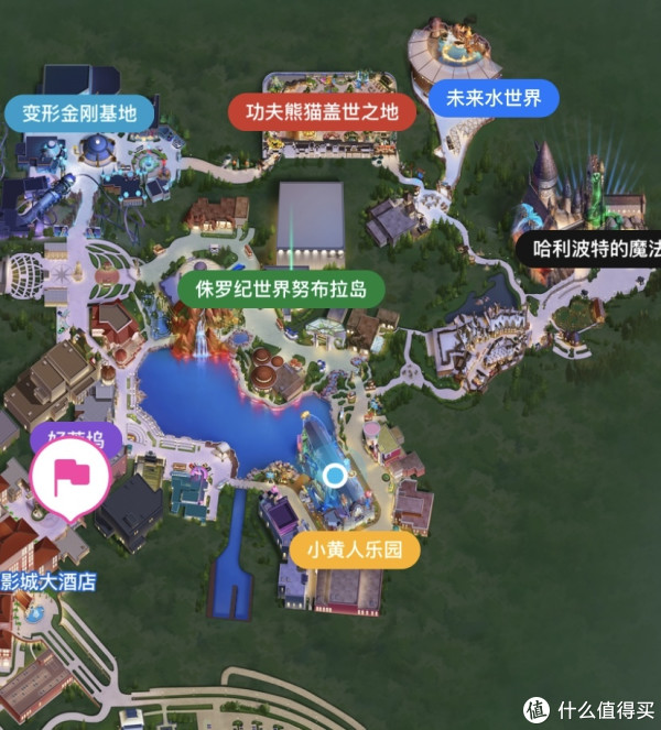 环球影城园区分布