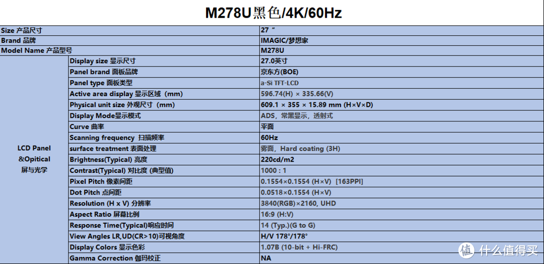 又是一台性价比出众的4K显示器——梦想家M278U 显示器体验评测