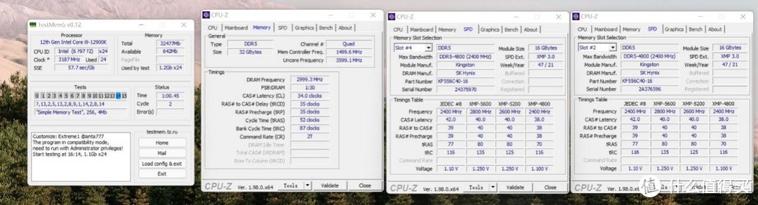 Kingston FURY野兽（Beast）DDR5-6000MHz&5600MHz内存套装评测 