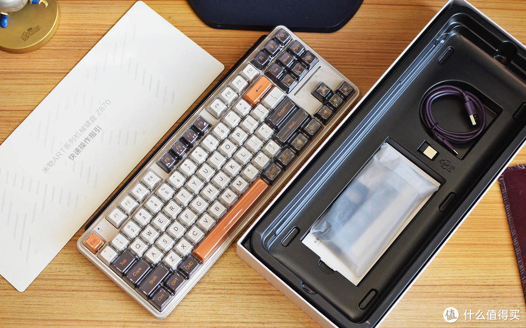 米物ART机械键盘Z870：三模87键，BOX红轴手感超正