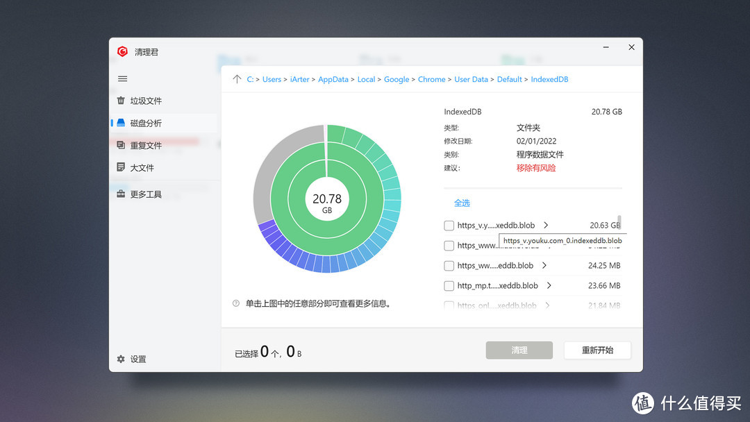 小技巧：我用它轻松给C盘瘦身了20GB，从此系统盘不再红