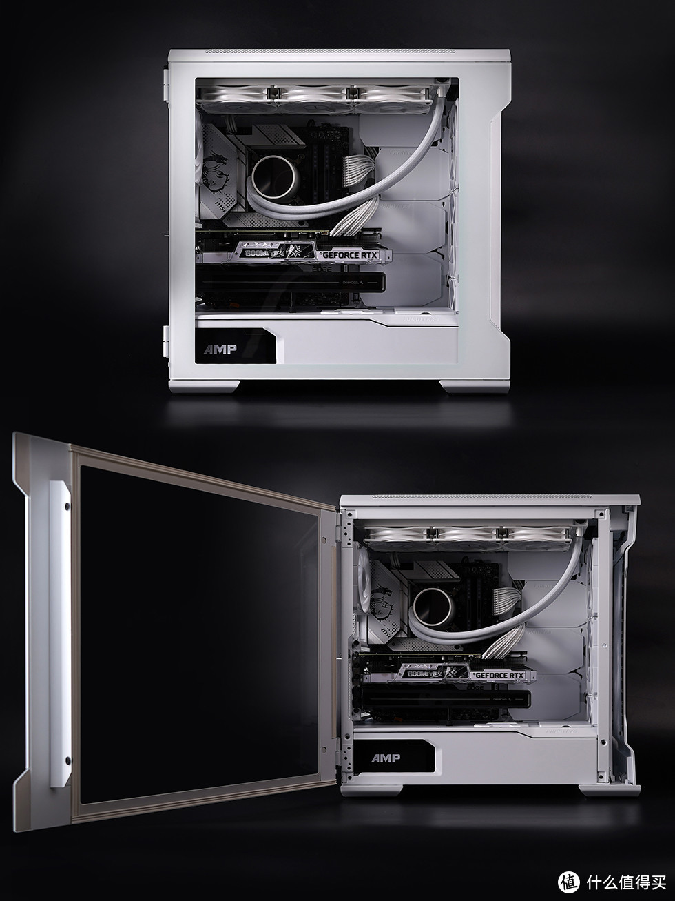 银白色 MSI Z690 EDGE TI ，追风者 518XTG 幻影白 装机展示