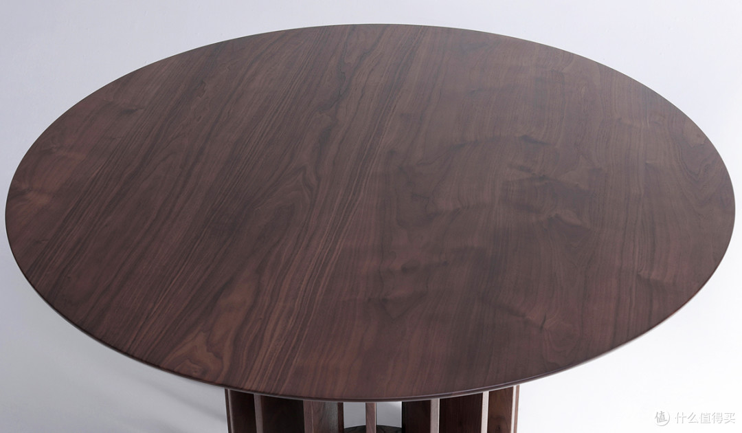 黑胡桃圆桌桌面,丘山制作