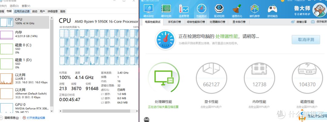 5950X的任务管理器