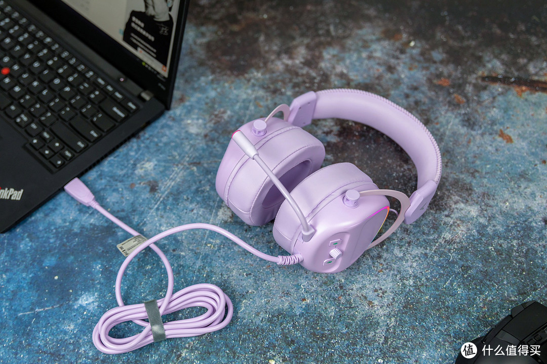 雷柏VH650游戏耳机，虚拟7.1声道，听声辨位如身临其境
