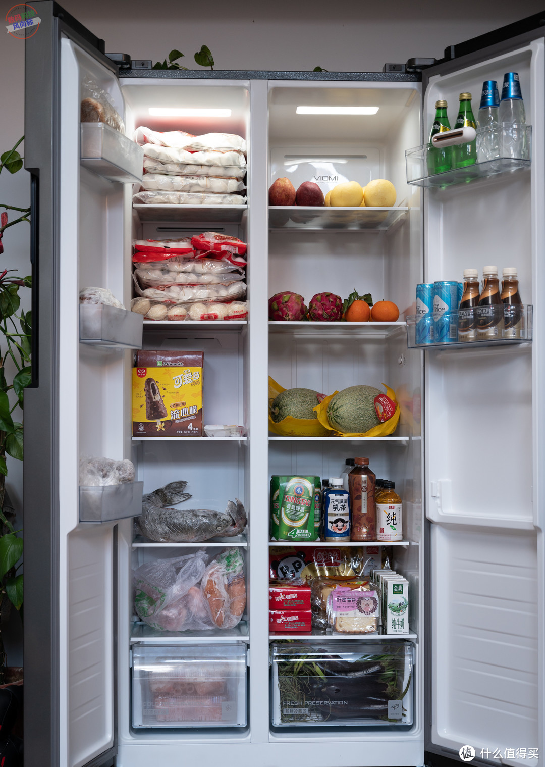 现代冰箱都有大屏了？保鲜出色还能教做菜，云米大屏冰箱智能满满