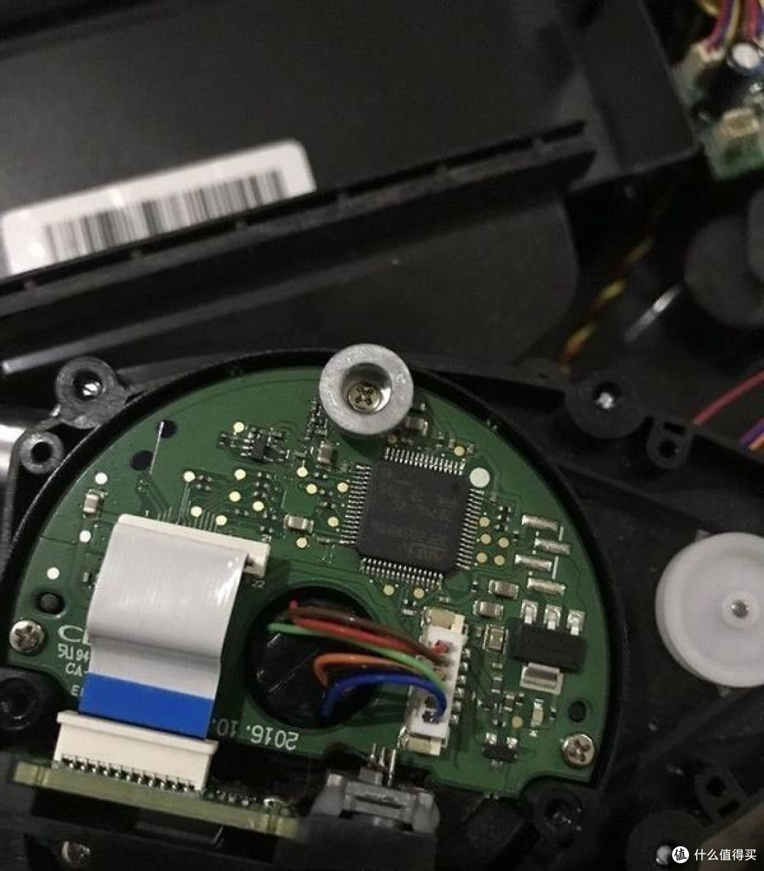 科沃斯DE35扫地机器人，LDS激光传感器（LDS组件异常）导电滑环维修更换