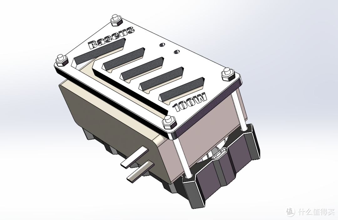 给新买的baseus100w氮化镓充电器散散热