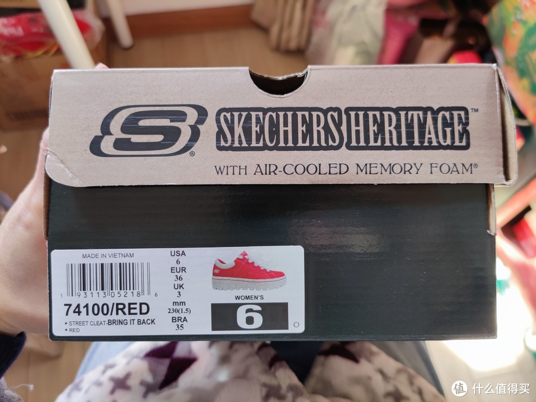 图书馆猿の白菜价 SKECHERS 斯凯奇 74100 女款增高休闲鞋 简单晒