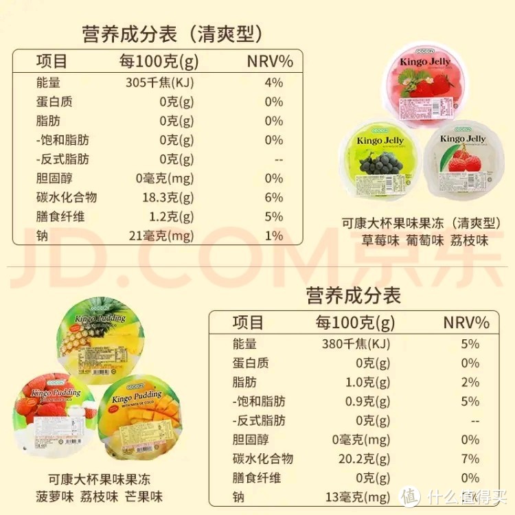 超大碗的水果冻/马来西亚进口可康儿童零食网红大果冻超大杯装荔枝水果果肉布丁 荔枝味果冻420g