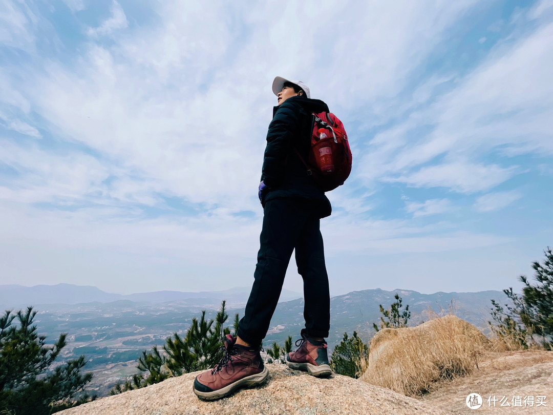 修身保暖裤子-图途户外女运动裤收口束脚针织长裤加绒保暖登山卫裤