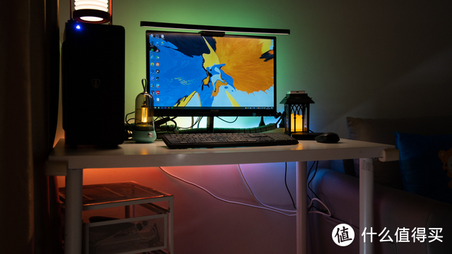 小米追光氛围灯带，RGB全彩渐变灯效，让桌面突然炫酷起来了