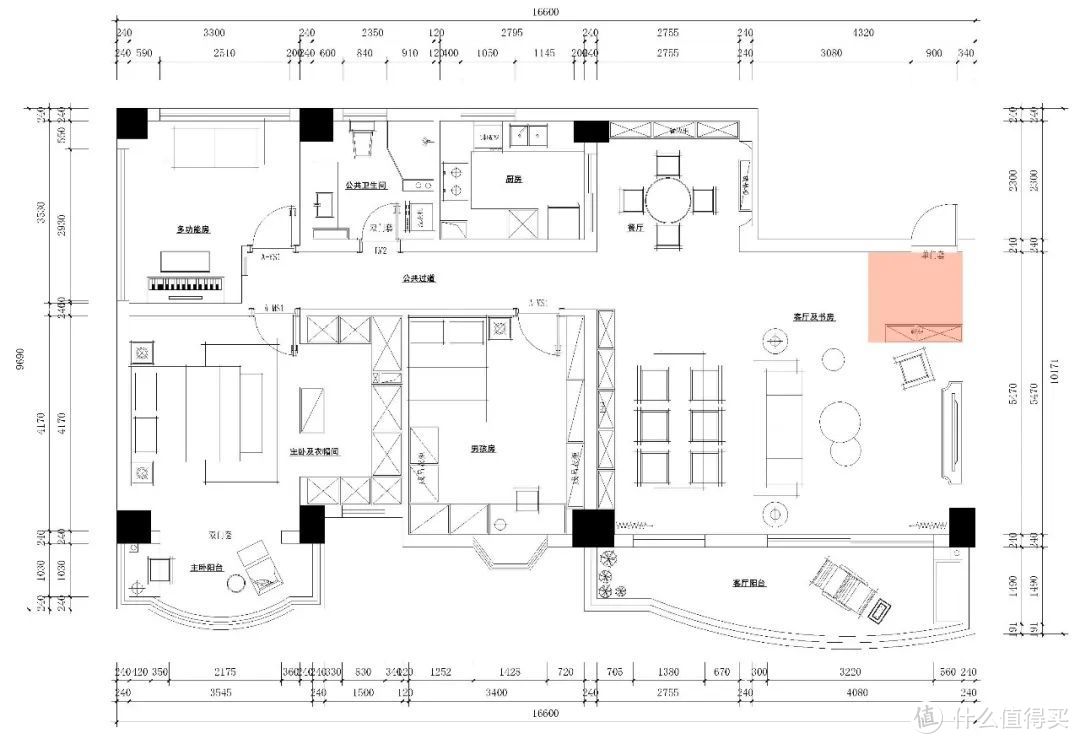 126m² 法式豪宅，烟火气一点不差，开放式书房一整面书架墙美翻！